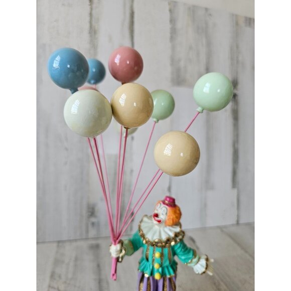 Ron Lee Bunches clown balloons pastel large gold 1996 vintage limited statue fig - Picture 4 of 11